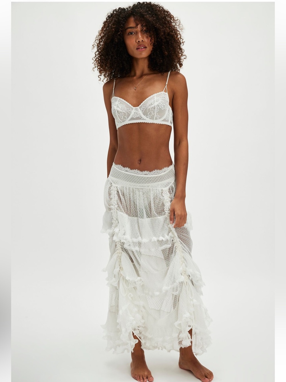 NWOT free people forever young half slip